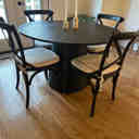 George Oliver 46" Round Pedestal Dining Table & Reviews | Wayfair